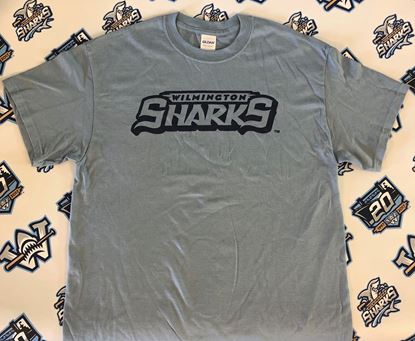 Picture of Stone Blue "Wordmark Logo" Shirt