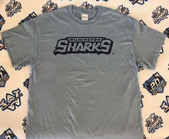 Picture of Stone Blue "Wordmark Logo" Shirt